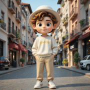 Custom Q Version Figurine 7cm | Personalized 3D Printed Cartoon Doll