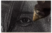 Custom Hammered Glass Portrait 8" (15×20cm) | Handcrafted Photo Gift with LED Base - Image 5