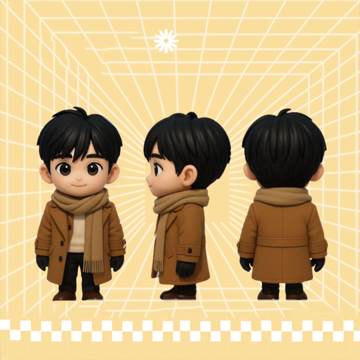 Custom Q Version Figurine 6cm | 3D Printed Mini Cartoon Doll - Image 6