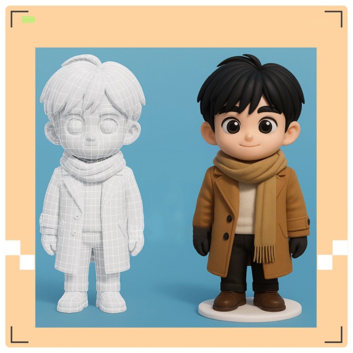 Custom Q Version Figurine 8cm | Premium 3D Printed Cartoon Mini Me - Image 12